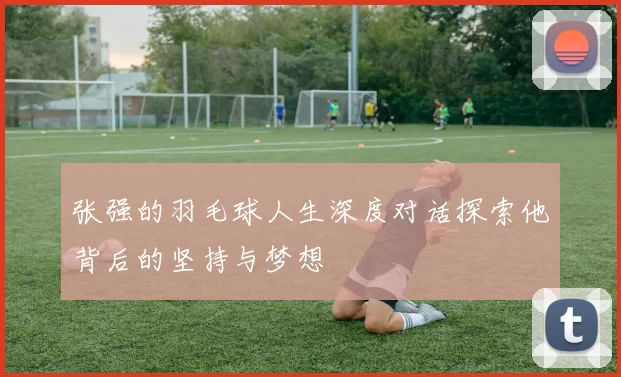 张强的羽毛球人生深度对话探索他背后的坚持与梦想