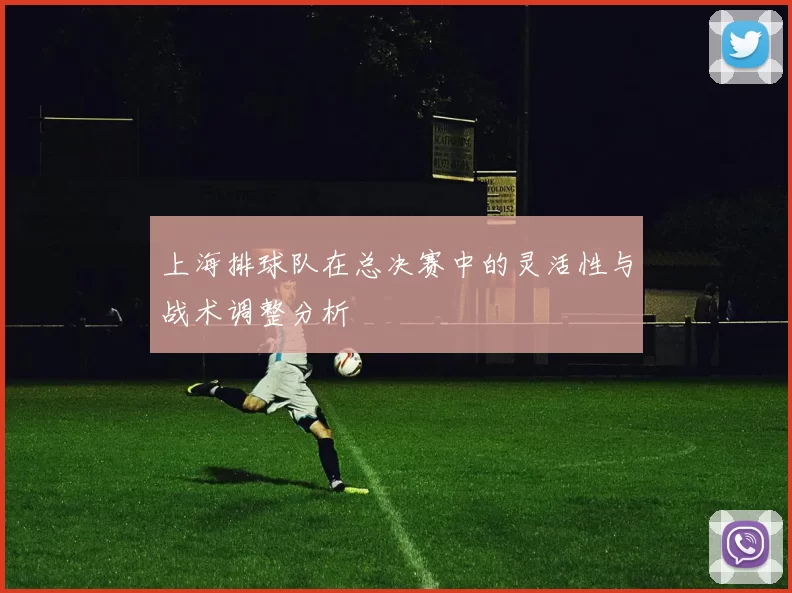 上海排球队在总决赛中的灵活性与战术调整分析