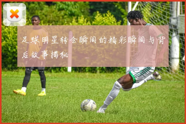 足球明星转会瞬间的精彩瞬间与背后故事揭秘